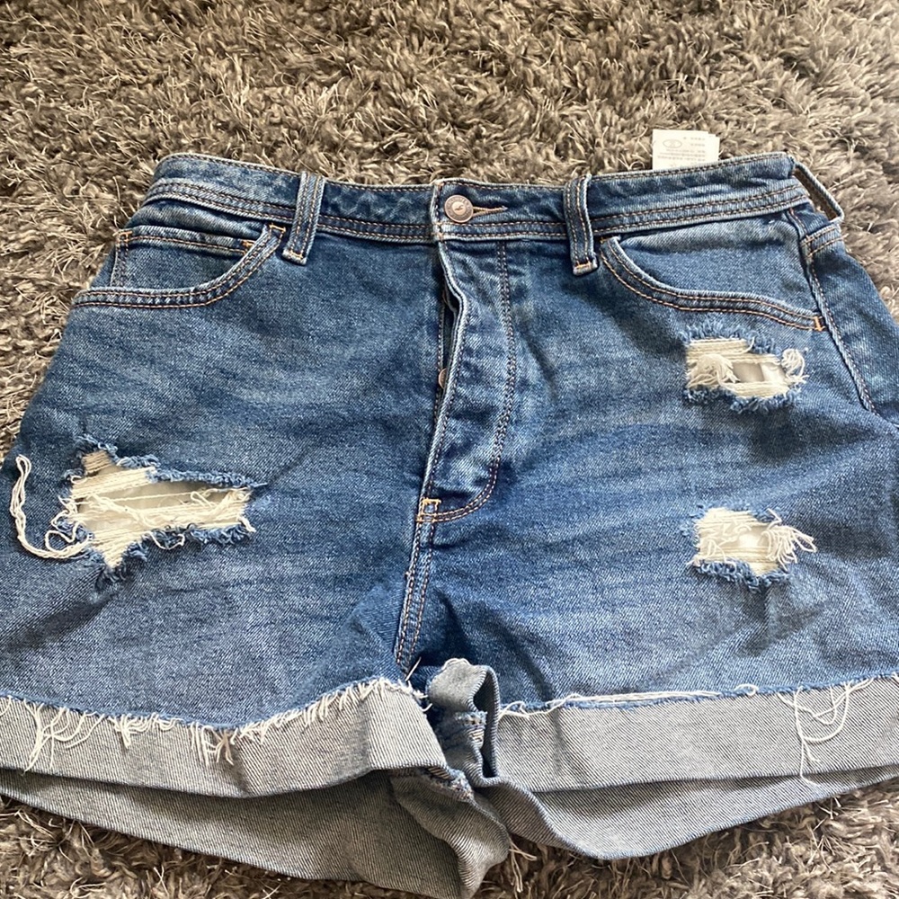 hollister mom shorts